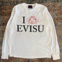 エヴィス EVISU ロンT カモメ 家紋 M 白 長袖Tシャツ Y2K - メルカリ