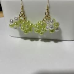 フックピアス、ボールビーズのサムネイル