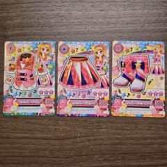 アイカツ ピンクパレード 3枚セットのサムネイル