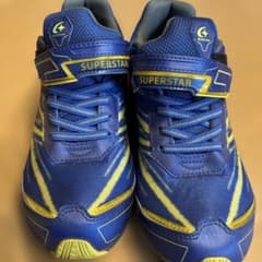 SUPERSTAR キッズスニーカー ブルー×イエロー 23.0cmのサムネイル