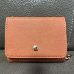 三つ折り財布 オレンジ系　ブラウン系のサムネイル