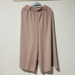 ワイドパンツ　くすみピンク　Lサイズのサムネイル