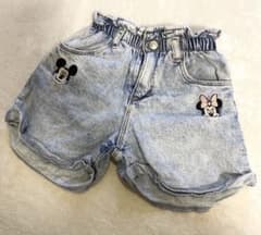 ZARA Disney denim shorts, size 110