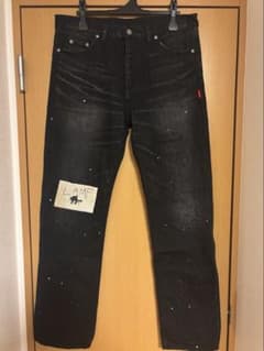 WTAPS ブラックデニム NO.5 TIGHT ダブルタップス 加工デニム - メルカリ