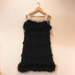 LANVIN en Bleu フェザーワンピースのサムネイル