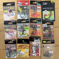 バス釣り　フロロライン　フック　まとめセット バス釣り フロロライン フック まとめセット - メルカリ