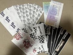 SixTONES チケット半券　19枚セット&銀テ　4公演分 SixTONES 過去チケット半券 19枚セット&銀テ - メルカリ