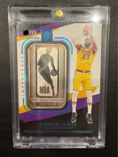 最終特価シルバー NBA ロゴ #1 LeBron James 15シリアル - メルカリ