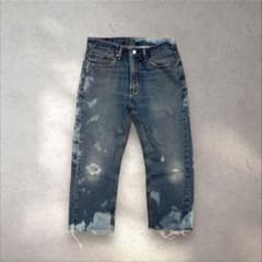 Levi's505USA製90s〜00sブリーチカスタムデニムパンツW34L30 - メルカリ