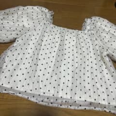 ドット柄 オフショルダー ブラウス Fのサムネイル