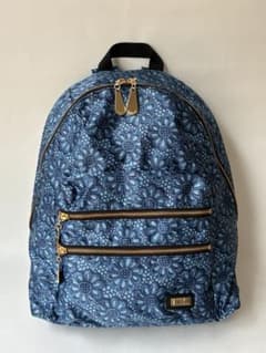 未使用　美品　ANNA SUI アナスイ　花柄 リュックサック ブルー系のサムネイル