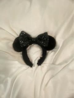 ディズニー　ミニーカチューシャ　ブラックのサムネイル