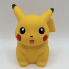 ポケモン ロッテリアのおまけの貯金箱 ピカチュウ レトロ ソフビのサムネイル