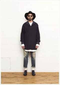 unused 12oz damage denim サイズ1 クロップドデニムのサムネイル