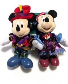 ディズニーランド　ハロウィーン　フレンジー　ぬいぐるみバッジ　ミッキー＆ミニーのサムネイル