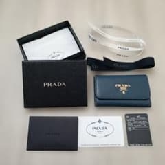 ※箱無し※PRADA 青 キーケースのサムネイル