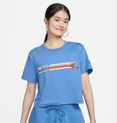 NIKE 半袖 Tシャツ NSW CRP TEE NCPS ナイキ ブルー 青のサムネイル