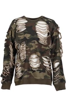 junnakayama ダメージスウェット 迷彩 カモフラ柄 - メルカリ