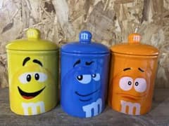 エムアンドエムズ m&m's クッキージャー ポット 陶器のサムネイル
