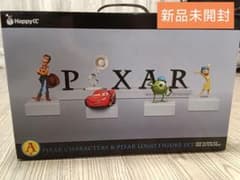 Happyくじ PIXARキャラクターズ＆ピクサーロゴフィギュアセット A賞