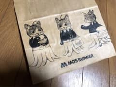 ヒグチユウコ　紙袋　モスバーガーのサムネイル