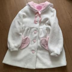Nile Perch ボアロングコート ホワイト ピンク - メルカリ