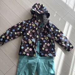 nima子供用スキーウェアセット（黒・多色）のサムネイル