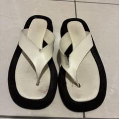 the row トングサンダル ホワイト/37 正規品