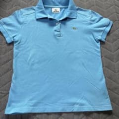LACOSTE ライトブルーポロシャツ サイズ40のサムネイル