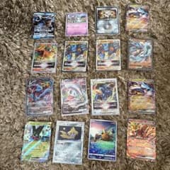 ポケモンカードまとめ売り16枚セット（リザードンexタケルライコex RR多数）のサムネイル