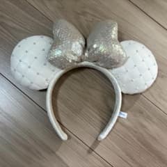 ディズニー カチューシャ ホワイト パール キルティングのサムネイル