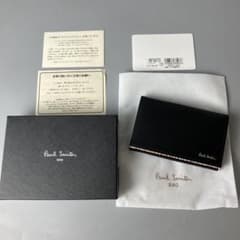 未使用品 ポールスミス シグネチャーストライプ ティッピング カード