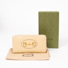 美品】GUCCIジップアラウンドウォレット ホースビット1955 621889 