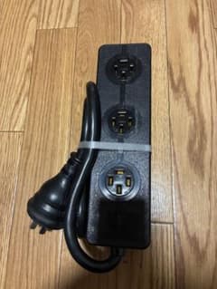 3個口動力用接地タップ 20A-3P 日本製のサムネイル