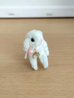 ミニチュア モールアート 子羊 子ヤギ ホワイトのサムネイル