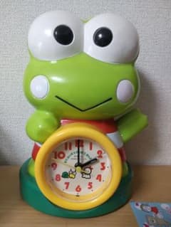 ★けろけろけろっぴ 目覚まし時計 (置き物として)昭和サンリオのサムネイル
