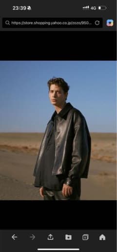 LIDNM 本革レザージャケット LEATHER SHORT BLOUSONのサムネイル