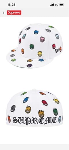 Supreme Spitfire New Era キャップ ホワイト - メルカリ