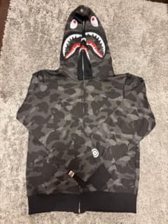 A BATHING APE シティカモ シャークパーカーM - メルカリ