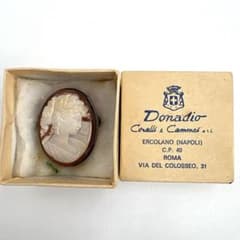 Donadio ドナディオ カメオ ブローチ ペンダントトップ - メルカリ