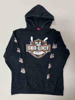 SKO-LOCT ブラック フード付きパーカーのサムネイル