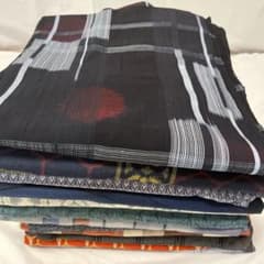 彩*様 ま-798 着物　斬新な柄　素材色々　まとめ売り　12枚 彩*様 ま-798 着物 斬新な柄 素材色々 まとめ売り 12枚