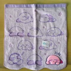 별의 커비 퍼플 타월 약 34cm x 34cm