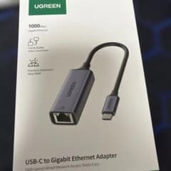 美品UGREEN USB-C to Gigabit Ethernet アダプターのサムネイル