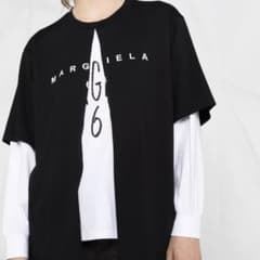 【値下げ】MM6 マルジェラ ロゴTシャツのサムネイル