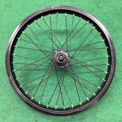 16×2.0 タイヤ付いてました bmx アルミリム　フロント 前輪 軸9.5 16×2.0 タイヤ付いてました bmx アルミリム フロント 前輪 軸9.5