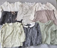 女の子トップス　80サイズまとめ売りのサムネイル