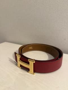 【最終値下げ 早い者勝ち】HERMES Hバックル・レザーベルト