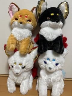 ちょコンとキツネ 九尾錦雅　ウルトラBIGぬいぐるみ　約40cm まとめ売り ≪11月の新商品≫ちょコンとキツネ九尾錦雅-NEW ITEM！｜アミューズ