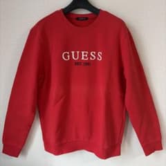GUESS スウェット レッド クルーネック Mのサムネイル